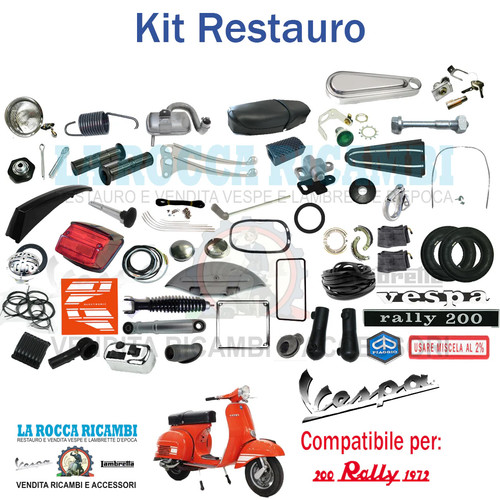 Kit restauro vespa - restauro,