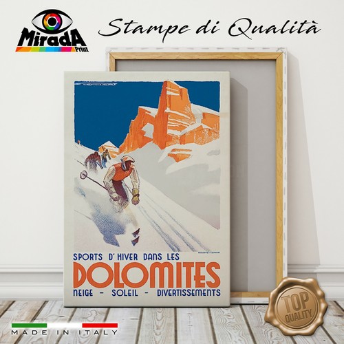 Quadro vintage dolomiti - quadro,