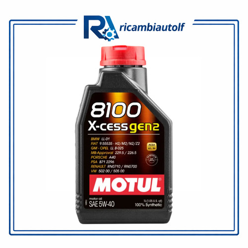 Olio motore motul - 8100, x-cess