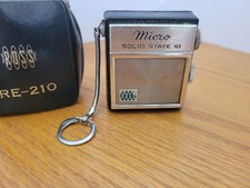 Radio a transistor Ross Micro 10 modello RE 210 con scatola originale