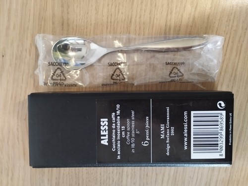 Confezione cucchiaini alessi - 6,