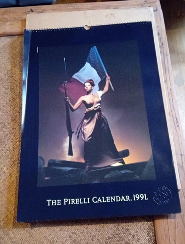 Boxed 1991 pirelli calendar - boxed,