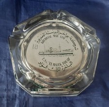 KHEDIVIAL MAIL LINE-EL MALEK FOUAD ( POI OLBIA - TIRRENIA )-POSACENERE IN VETRO