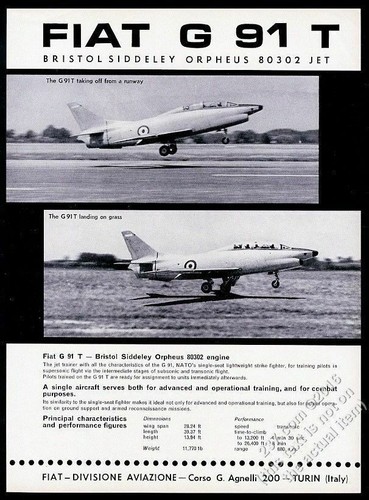 Fiat g91t raf - g91t,