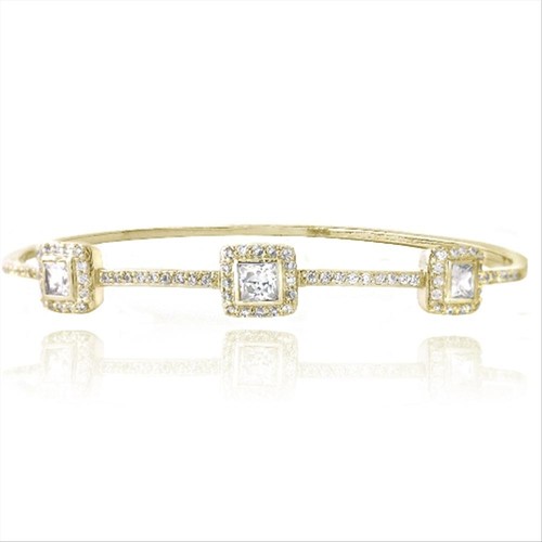 Bracciale tre quadrati con