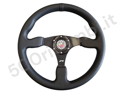 Volante sportivo rally nero - sportivo,