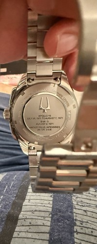 Bulova lunar pilot red dial - lunar,