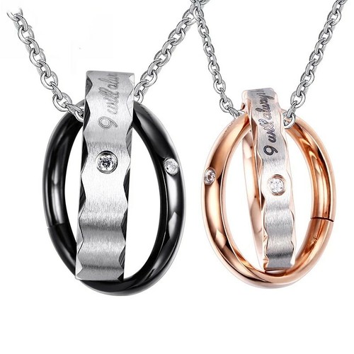 Coppia collane fedine - di,