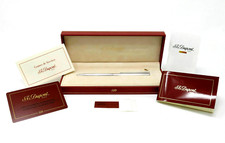 Penna St Dupont in argento sterling silver ballpoint pen with box vintage pen