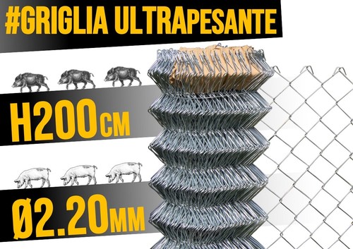 Rete griglia annodata zincata - griglia,