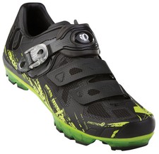Pearl Izumi x-Project 1.0 MTB Carbonio Mountain Bike Scarpe Nero/Verde 41.5 (US