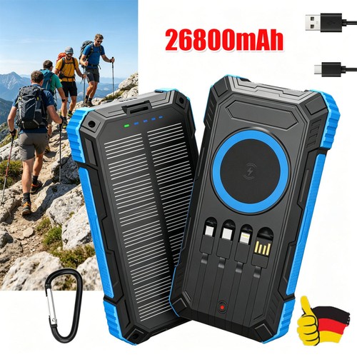 Solar powerbank 26800mah - powerbank,