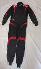 TUTA IGNIFUGA LEGGERA NERO ROSSO OMP 50 52 ONE S1 OMOL FIA 8856-2000 SCAD. 2028