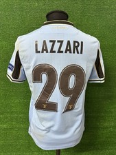 Maglia Lazio LAZZARI Match Worn Vs Bayern Monaco Unwashed Shirt Indossata Jersey