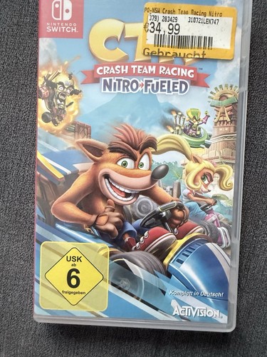 Crash team racing - crash, nitro