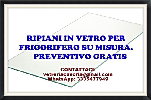 Ripiano vetro frigorifero - ,