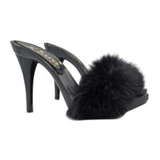 Zoccoli Neri con pelliccia