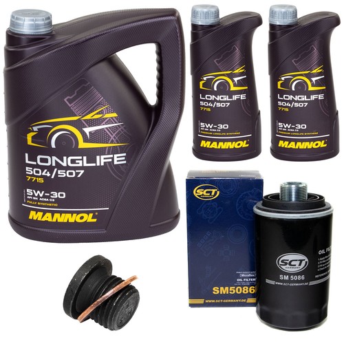 Olio motore set mannol 5w30 - mannol,