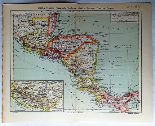 15169 mappa america - america, centrale