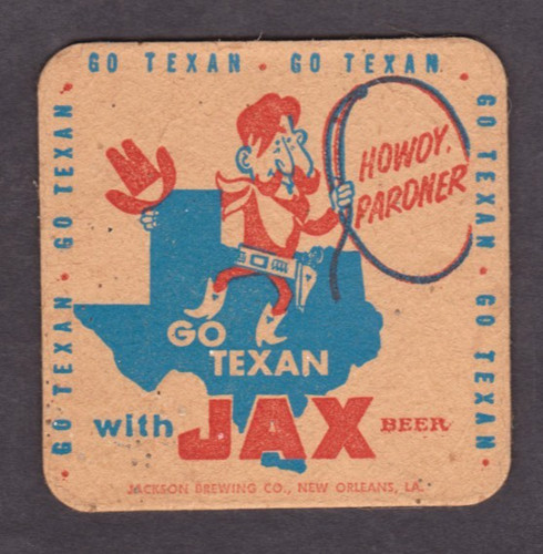 1952 dallas texans jax beer - dallas,