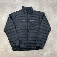 Marmot Puffer Jacket Uomo Grande Piumino Leggero da Escursionismo, Nero