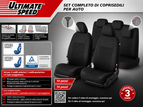 Ultimate speed set - set, coprisedili