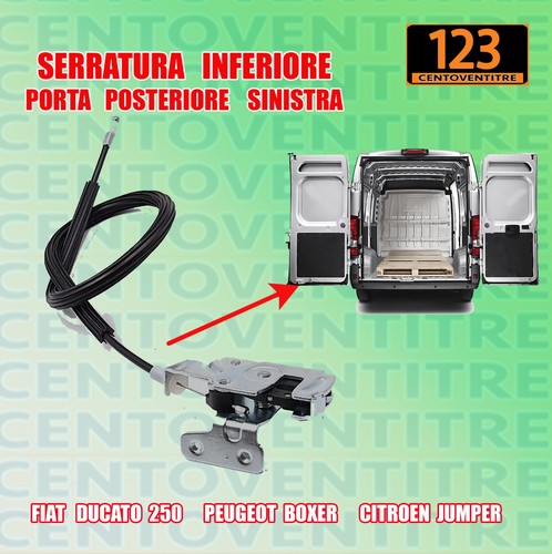 Serratura inferiore porta - serratura,