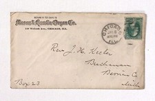 Copertina pubblicitaria 1880s