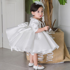Girl Dresses Big Bow Infant