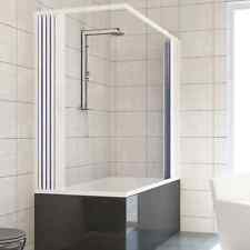 Box Doccia per Vasca Galassia in PVC 2 Lati Apertura Scorrevole Angolare a Soffi