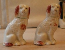 COPPIA VECCHIE FIGURE DI CANI