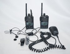 Alinco Dj-p221 Ricetrasmettitore Set 2 Unità + Accessori Radio Bidirezionale Portatile per