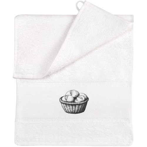 Cestino con pane flanella - flanella, /