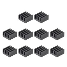 9x9x5mm Nero Autodesivo