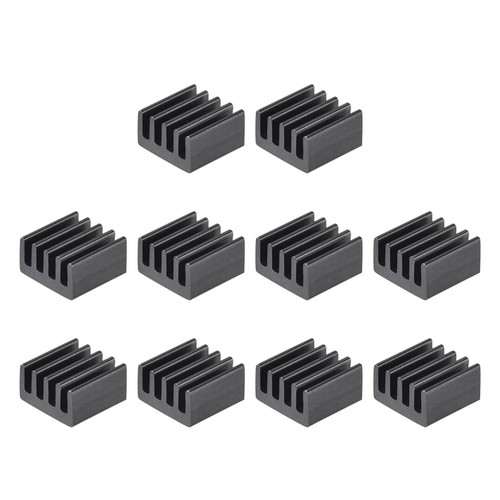 9x9x5mm nero autodesivo - 9x9x5mm,