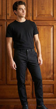 Pantaloni Chino Neri Eleganti