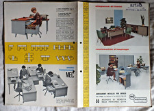 MM967-ARREDAMENTI METALLICI X UFFICIO MOBILTECNICA TORINO-BROSURRE PUBBLICITARIA