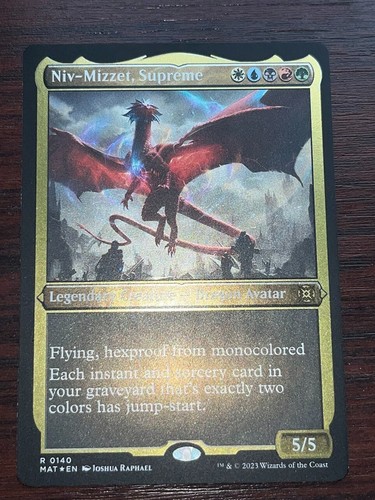 Etched foil niv mizzet - 1x,