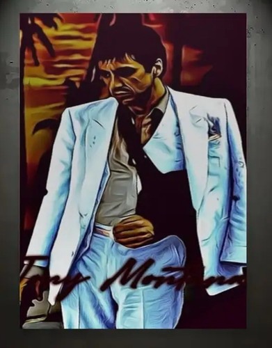 Quadro scarface tony - tony, montana