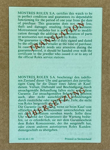 Rolex translation paper - rolex,