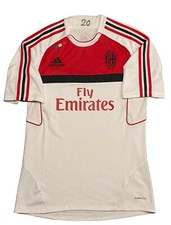 MAGLIA CALCIO AC MILAN MATCH WORN INDOSSATA ALLENAMENTO ABATE ADIDAS 2011/12