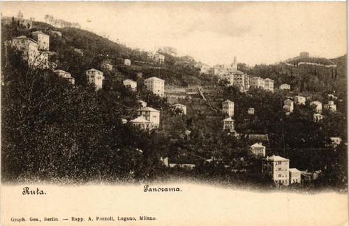 Cpa ruta panorama italy - cpa,