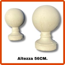Coppia sfere palla in cemento