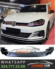 LAMA ANTERIORE Sottoparaurti per  GOLF  7 7.5  G T D  R Nero Lucido