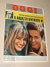 OGGI=1964/12=CATHERINE SPAAK=AMINTORE FANFANI=GINO MORO=GIORGIO BASSANI=GETTY P.