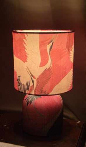 Lampada tavolo decoupage - lampada,