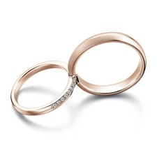 Fede Nuziale Coppia Tonda 0,24
