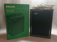 PHILIPS 22 RH 400 cassa altoparlante grande suono alta fedeltà anni 70 vintage in scatola