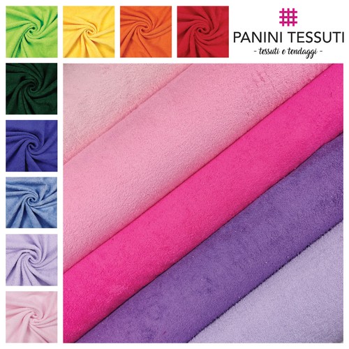 Tessuto stoffa soffice spugna - soffice,