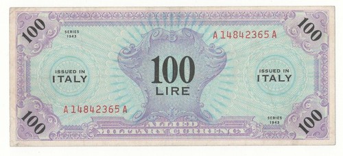 100 lire serie 1943 - 100,
